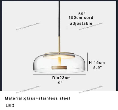 Modern clear glass table lamp – bedroom candle style desk light