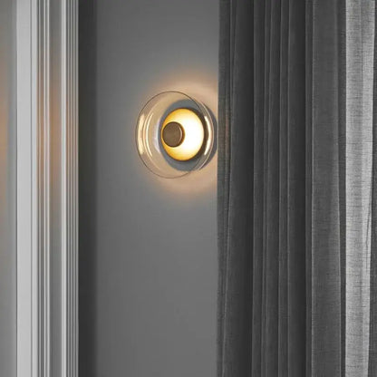 Modern clear glass table lamp – bedroom candle style desk light