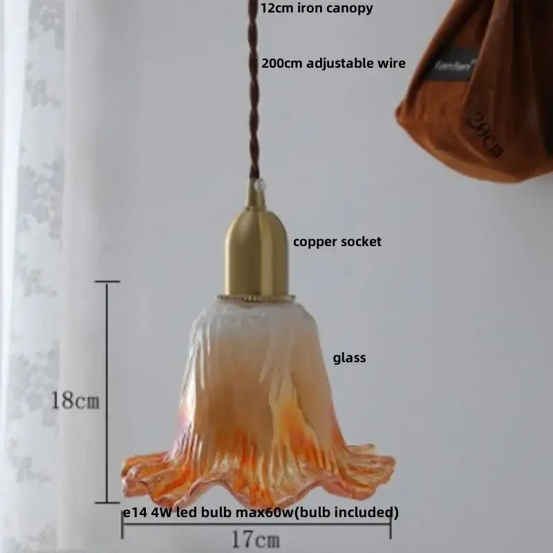 Modern clear glass & white ceramic led pendant lamp kitchen light