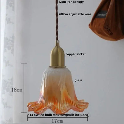 Modern clear glass & white ceramic led pendant lamp kitchen light