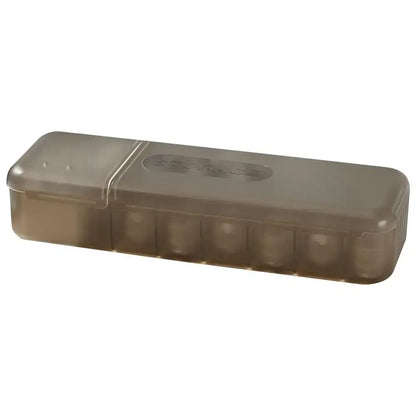 Modern clear & gray desk organizer cable box – bedroom charging case