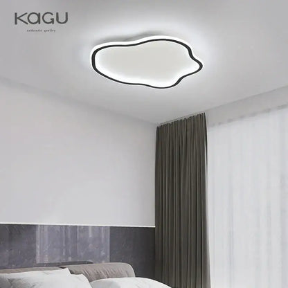 Modern cloud black led ceiling light bedroom fixture