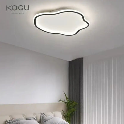 Modern cloud black led ceiling light bedroom fixture