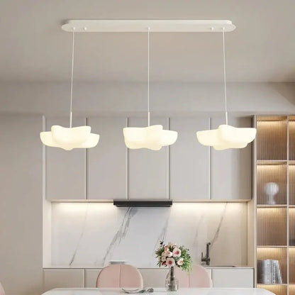 Modern cloud white floating pendant light dining room