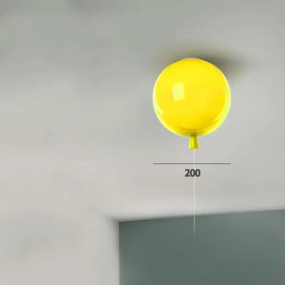 Modern colorful balloon acrylic ceiling light for kids bedroom