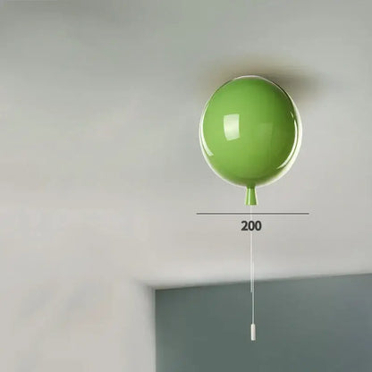 Modern colorful balloon acrylic ceiling light for kids bedroom