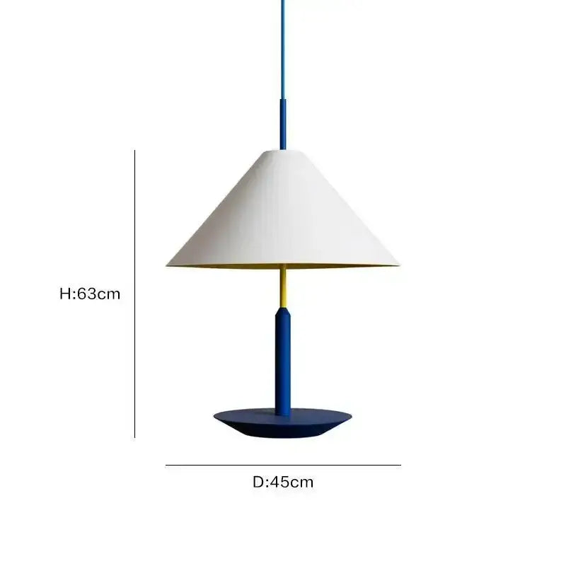 Modern colorful bucket shape led desk lamp bedroom accent light
