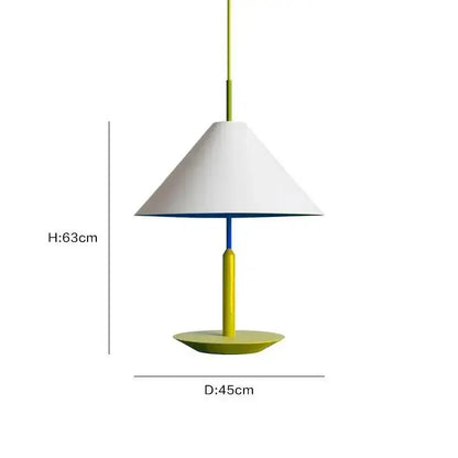 Modern colorful bucket shape led desk lamp bedroom accent light