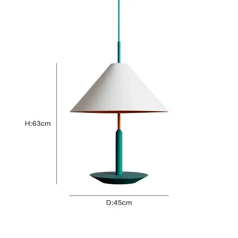 Modern colorful bucket shape led desk lamp bedroom accent light