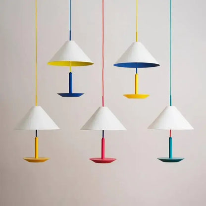 Modern colorful bucket shape led desk lamp bedroom accent light