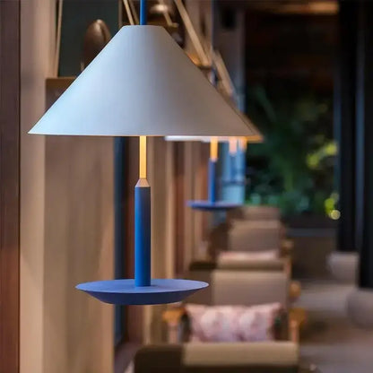 Modern colorful bucket shape led desk lamp bedroom accent light