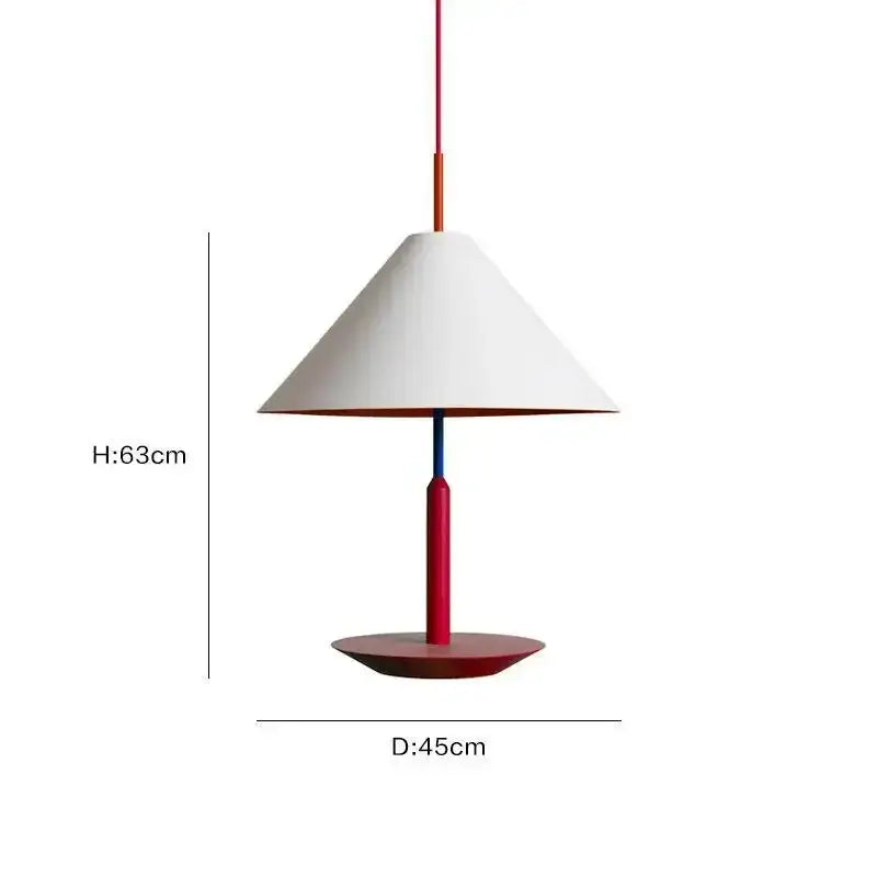 Modern colorful bucket shape led desk lamp bedroom accent light