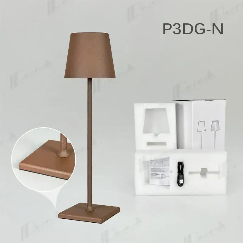 Modern colorful rechargeable table lamp for dining room