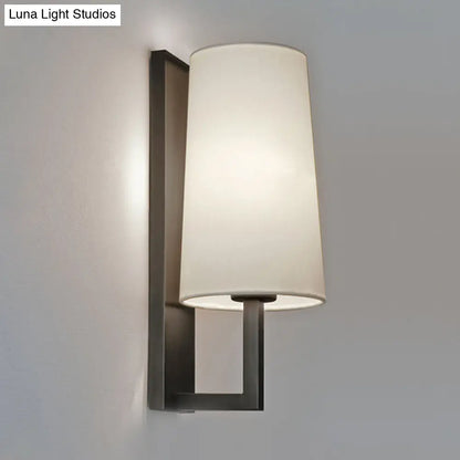 DecorBites™ Modern Cone Wall Sconce in Chrome for Bedside Lighting