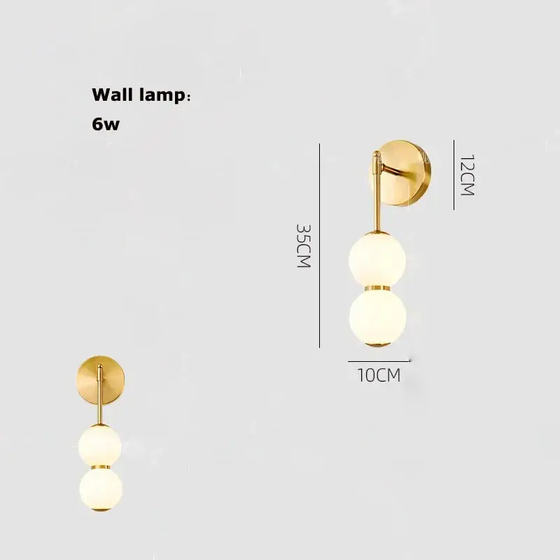 Modern copper and white glass pendant light living room burly wood