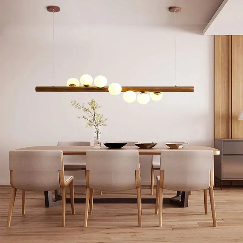 Modern copper and white glass pendant light living room burly wood