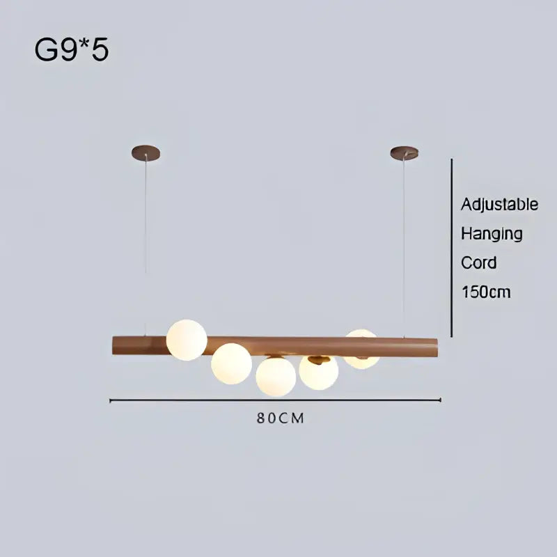 Modern copper and white glass pendant light living room burly wood