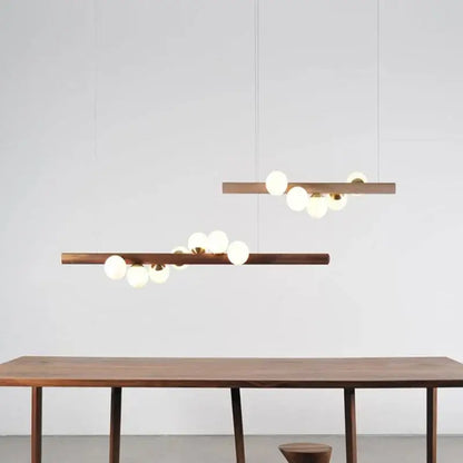 Modern copper and white glass pendant light living room burly wood
