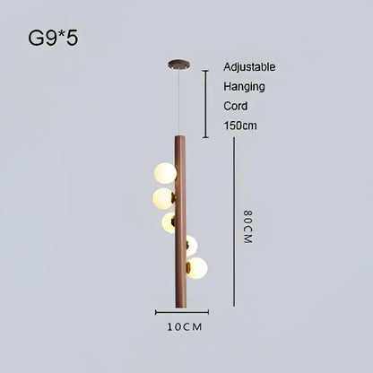 Modern copper and white glass pendant light living room burly wood