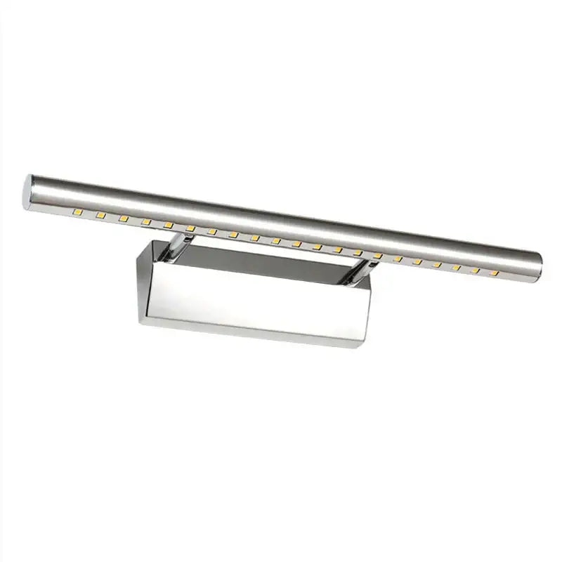 Modern copper bathroom mirror light with sleek led vanity strip