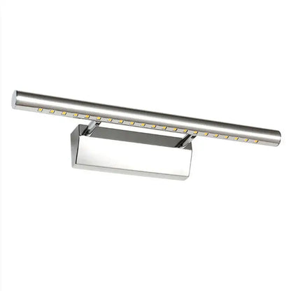 Modern copper bathroom mirror light with sleek led vanity strip
