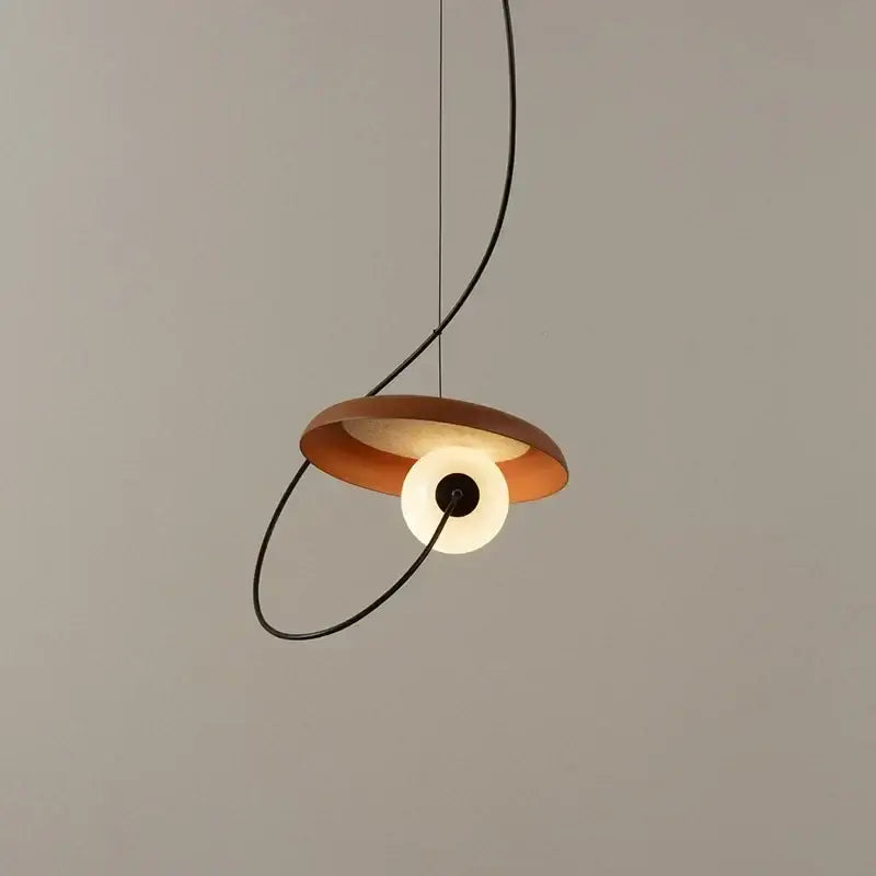 Modern copper grid color led pendant light dining room
