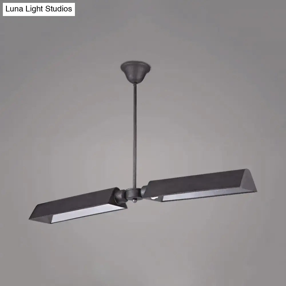 Modern copper metal triangle island pendant light kitchen
