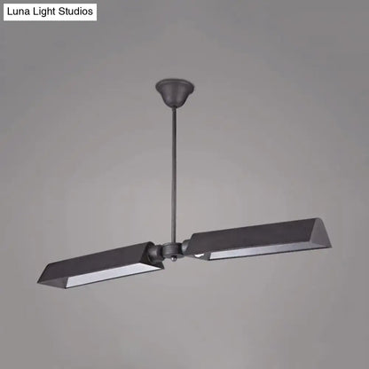 Modern copper metal triangle island pendant light kitchen