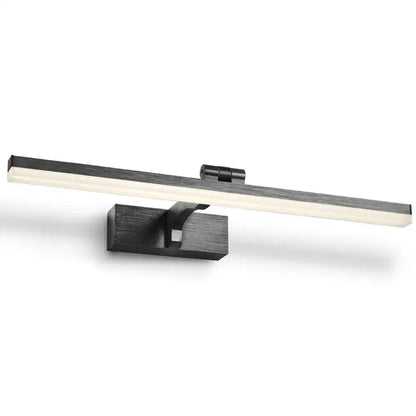 Modern copper wood grain led wall light bathroom vanity fixture