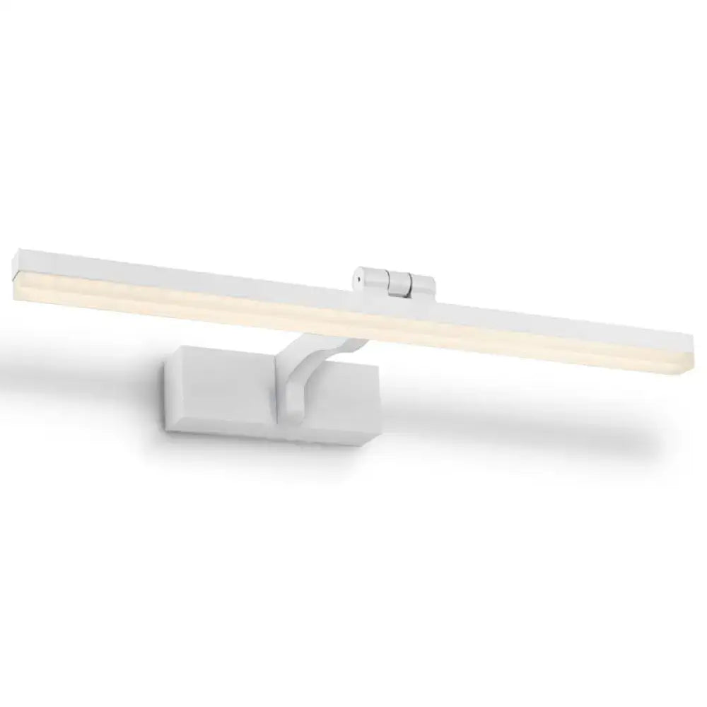 Modern copper wood grain led wall light bathroom vanity fixture