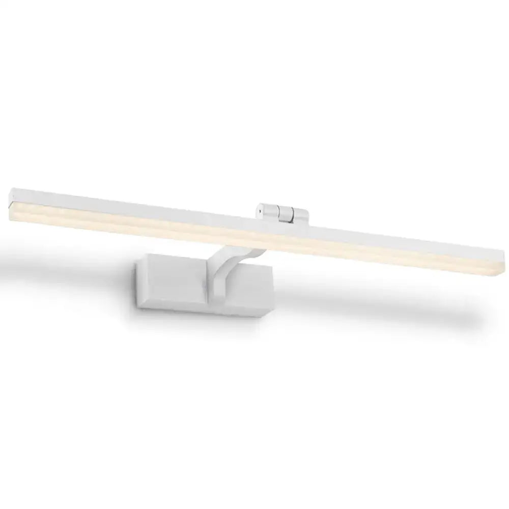 Modern copper wood grain led wall light bathroom vanity fixture