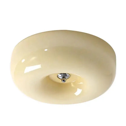 Modern cream bauhaus style ceramic ceiling lamp bedroom