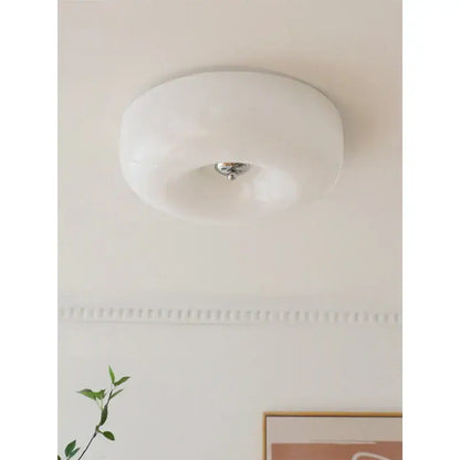 Modern cream bauhaus style ceramic ceiling lamp bedroom