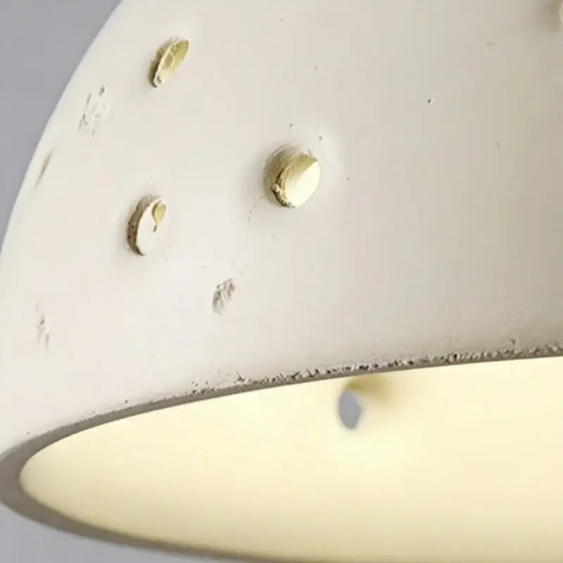 Modern cream ceramic and wood wall light bedroom pull chain switch