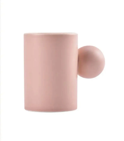 Modern cream ceramic cup and saucer set dining room cloud base
