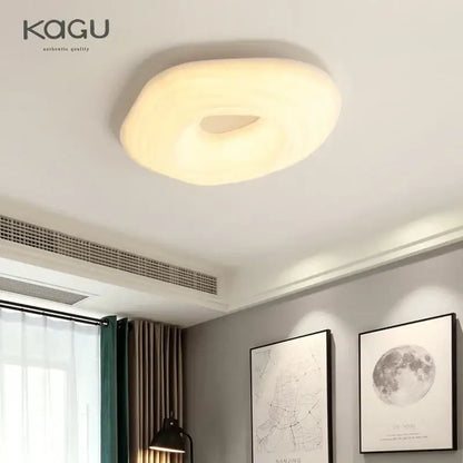 Modern cream cloud led ceiling chandelier for living room