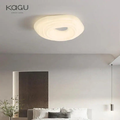 Modern cream cloud led ceiling chandelier for living room