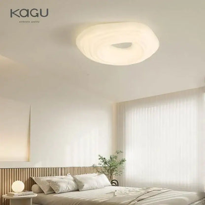 Modern cream cloud led ceiling chandelier for living room