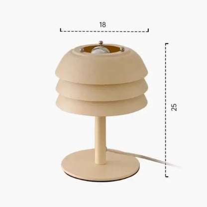 Modern cream medieval design led table lamp for bedroom