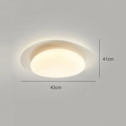 Modern cream style cobblestone ceiling light for bedroom