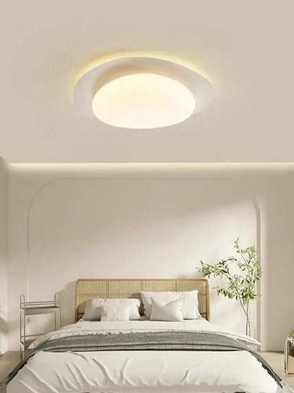 Modern cream style cobblestone ceiling light for bedroom