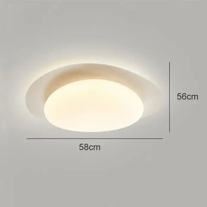 Modern cream style cobblestone ceiling light for bedroom