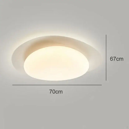 Modern cream style cobblestone ceiling light for bedroom