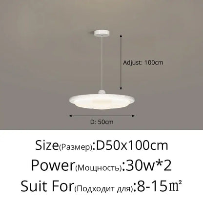 Modern cream style led ceiling lights living room geometric decor