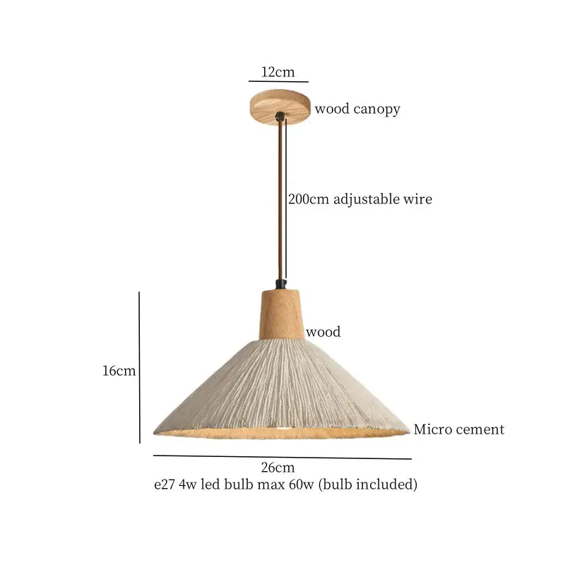 Modern cream textured glass bud micro cement pendant lamps bedroom