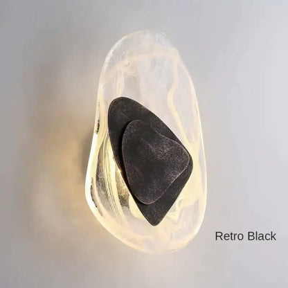 Modern creative minimalist glass wall lamp for bedroom bedside lighting