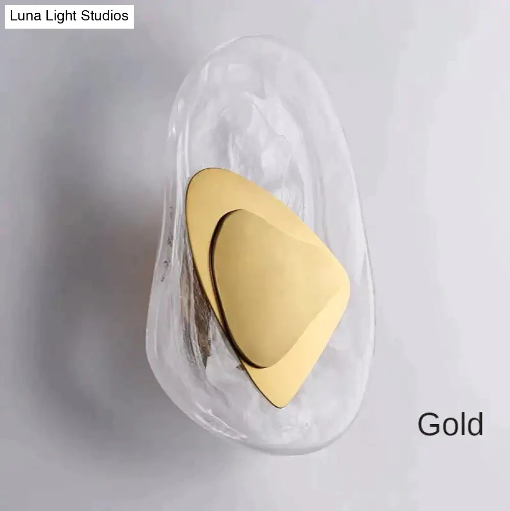 DecorBites™ Modern Creative Minimalist Glass Wall Lamp for Study Room Bedroom Bedside Lighting