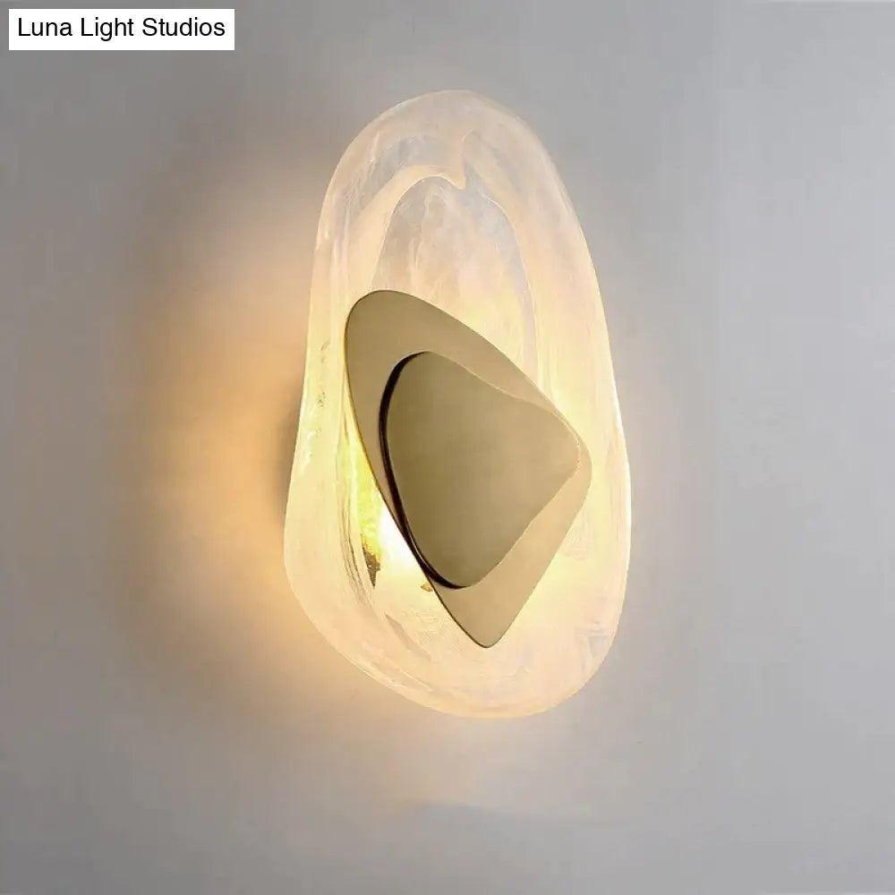 DecorBites™ Modern Creative Minimalist Glass Wall Lamp for Study Room Bedroom Bedside Lighting