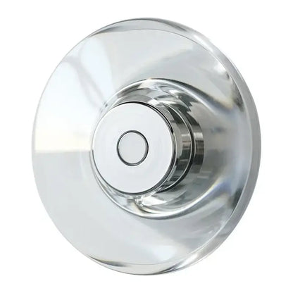 Modern crystal bedside wall lamp bedroom clear glass and chrome
