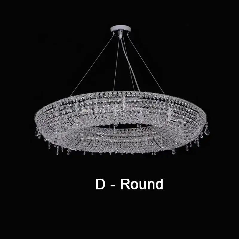 Modern crystal bird nest chandelier dining room pendant light